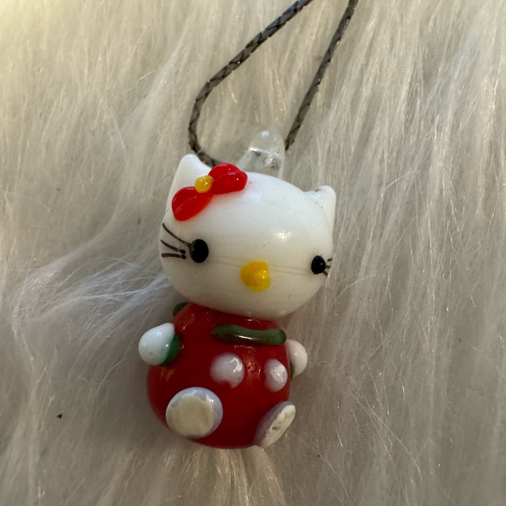 Vintage Kitty Necklace. Tote P1 - Picture 1 of 3